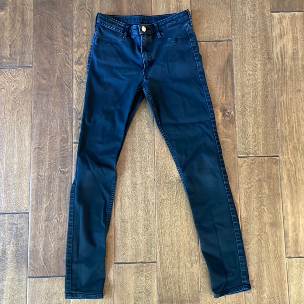 H&M size 16 black skinny jeans